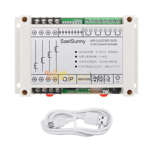 4通道4通道電流控制器開關控制監控繼電器模塊用於Arduino