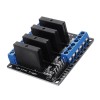 Módulo de relé de 4 canais DC 12V Disparador de nível alto e baixo de estado sólido 240V2A para Arduino low level