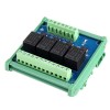 4CH Channel Optocoupler Isolation Relay Module 5V/12V/24V SCM PLC Signal Amplifier Board