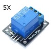 5Pcs 5V Relay 5-12V TTL Signal 1 Channel Module High Level Expansion Board