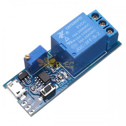 5V-30V Wide Voltage Trigger Delay Timer Relay Conduction Relay Module Time Delay Switch