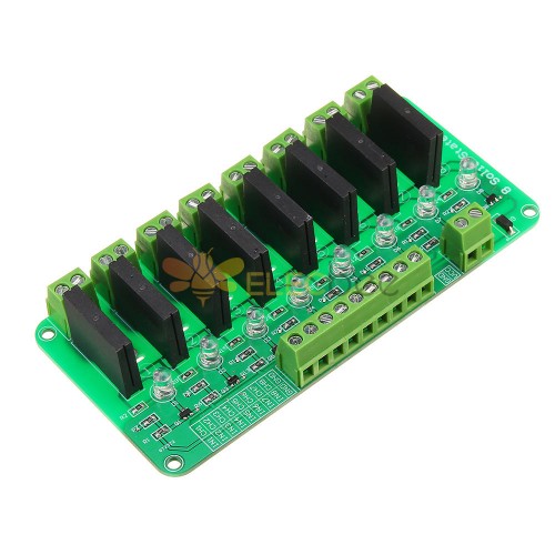 5V DC 2A 8 Channel Solid State Relay Module for Arduino - products that work with official Arduino boards