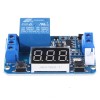 Módulo de relé de atraso de disparo de 5V com display digital LED 0-999s 0-999min 0-999H Trabalho-atraso/atraso-trabalho 0-999S delay-work