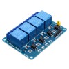 5pcs 5V 4 Channel Relay Module PIC DSP MSP430 Blue for Arduino - products that work with official Arduino boards