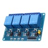 5pcs 5V 4 Channel Relay Module PIC DSP MSP430 Blue for Arduino - products that work with official Arduino boards