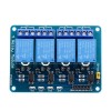 5pcs 5V 4 Channel Relay Module PIC DSP MSP430 Blue for Arduino - products that work with official Arduino boards