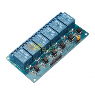 6 قنوات 3.3 فولت وحدة الترحيل Optocoupler عزل نشط منخفض لـ Arduino - المنتجات التي تعمل مع لوحات Arduino الرسمية