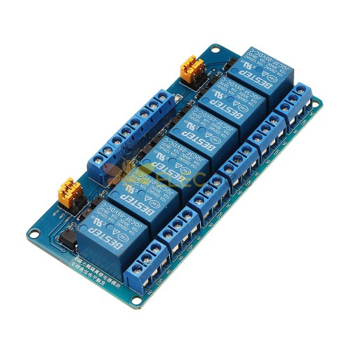 6 Channel 5V Relay Module High And Low Level Trigger for Arduino - products that work with official Arduino boards