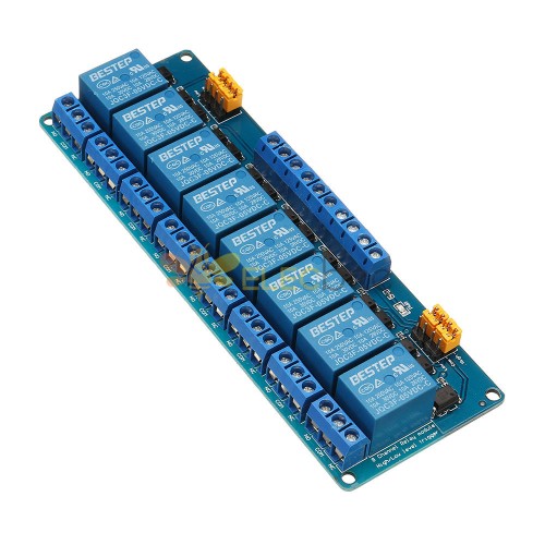 Module relais 5V 1 à 8 relais pour Arduino , Raspberry . low trigger  carte 