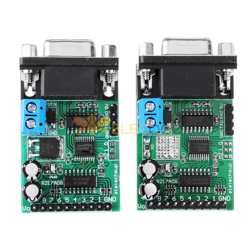 8-Kanal RS232 TTL232 IO Control Switch Board Com DB9 Serial Port für Latch-Verzögerungs-Relaismodul 6-24V