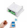 AC 220V 10A AC85-250V contrôle point de commutation intelligent relais à distance Module WiFi 4 canaux avec coque et télécommande 433M