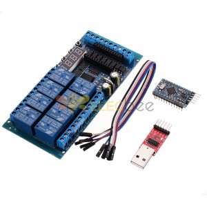 DC 12V 8 canaux Pro mini carte PLC Module de protection de relais carte de commutateur de minuterie de retard multifonction