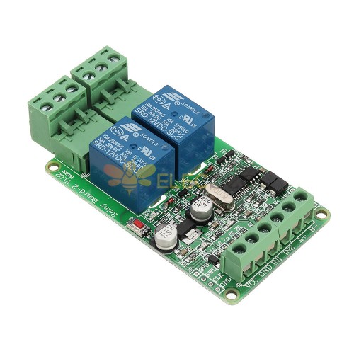 2-way Relay Module Output 2 Channel Switch Input TTL/RS485 Interface ...