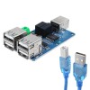 Quad USB Isolador USB HUB Módulo de Isolamento Placa de Proteção de Acoplamento ADUM3160