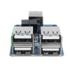 Quad USB Isolador USB HUB Módulo de Isolamento Placa de Proteção de Acoplamento ADUM3160