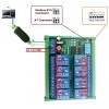 R4D8A08 DC 12V 8-канальный релейный модуль RS485 Modbus RTU UART Переключатель дистанционного управления 1#