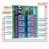 R4D8A08 DC 12V 8-канальный релейный модуль RS485 Modbus RTU UART Переключатель дистанционного управления 1#