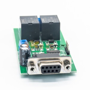 YYE-2 RS232 Puerto serie UART ajustable Control remoto Módulo de relé de 2 canales Placa de interruptor de control de PC MCU