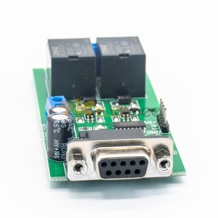 YYE-2 RS232 قابل للتعديل UART المنفذ التسلسلي التحكم عن بعد 2 قناة مرحل وحدة MCU PC لوحة مفاتيح التحكم