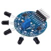 10pcs 5 Channel Flame Sensor Module Analog Dgital Dual Output Fire Extinguishing Robot Flame AlSystem Module