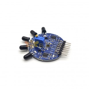 10pcs 5 Channel Flame Sensor Module Analog Dgital Dual Output Fire Extinguishing Robot Flame AlSystem Module