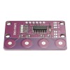 10 Uds -0401 Módulo de Sensor de proximidad táctil capacitivo de botón de 4 bits con función de autobloqueo