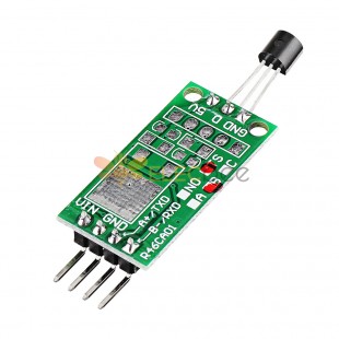 10pcs DS18B20 12V RS485 Com UART Temperature Acquisition Sensor Module Modbus RTU PC PLC MCU Digital Thermometer