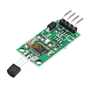 10pcs DS18B20 5V RS485 Com UART Temperature Acquisition Sensor Module Modbus RTU PC PLC MCU Digital Thermometer