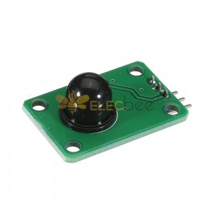 10 peças do módulo sensor infravermelho do corpo humano D203S sensor piroelétrico sensor interruptor 13120F lente preta