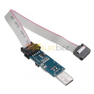 10 Uds USBASP USBISP programador USB ISP USB ASP ATMEGA8 ATMEGA128 compatible con Win7 64K