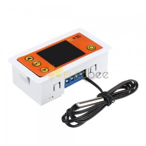 10 peças W3231 incubadora controlador de temperatura termômetro frio/calor display duplo digital com sensor NTC DC12V