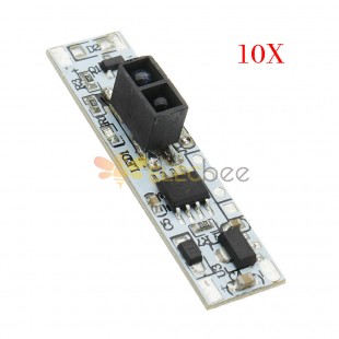 10pcs XK-GK-4010A DC 12V Non-contact Barrier Reflective Short Distance Sweep Sensor Switch One On and One Off