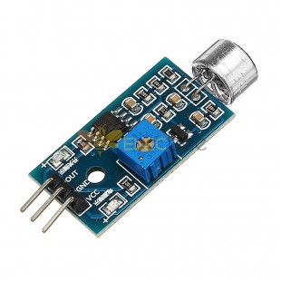 20Pcs Voice Detection Sensor Module Sound Recognition Module High Sensitivity Microphone Sensor Module DC 3.3V-5V