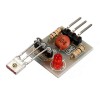 Arduino 용 2Pcs 레이저 수신기 비 변조기 튜브 센서 모듈-공식 Arduino 보드와 함께 작동하는 제품