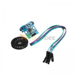 Módulo sensor de contagem fotoelétrico 3 peças H206 placa de velocidade do motor código de velocidade do robô 6 mm largura do slot