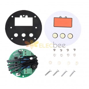 3pcs 110-220V XH-W1818 High Precision Microcomputer Temperature Controller Circular Digital Display Embedded Thermostat