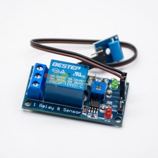 3pcs 12V Normally Closed Vibration Sensor Module Plus Relay Module 2-in-1 Module AlTriggered Vibration Module