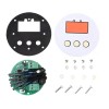 3pcs 12V XH-W1818 High Precision Microcomputer Temperature Controller Circular Digital Display Embedded Thermostat