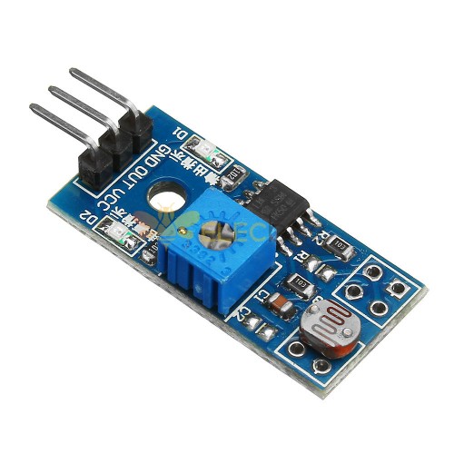 3pcs 5V/3.3V 3 Pin Photosensitive Sensor Module Light Sensing Resistor Module