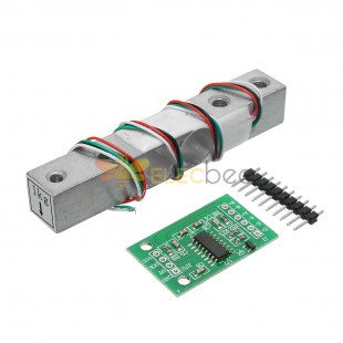 3pcs HX711 24bit AD Module + 1kg Aluminum Alloy Scale Weighing Sensor Load Cell Kit