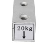 3 件 HX711 模块 + 20kg 铝合金秤称重传感器称重传感器套件，适用于 Arduino