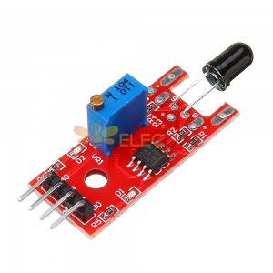 3 peças KY-026 módulo sensor de chama sensor infravermelho detector para detecção de temperatura para Arduino