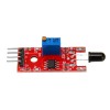 Arduino için Sıcaklık Tespiti için 3 adet KY-026 Alev Sensörü Modülü IR Sensör Dedektörü