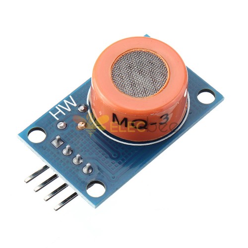 3pcs LM393 MQ3 MQ-3 Sensor Etanol Gás Analógico Módulo de Saída TTL