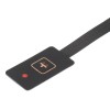 Interruttore del sensore a membrana GPS a pulsante singolo da 3 pezzi 1 pulsante con tastiera estesa MCU leggera Pannello in PVC Accessori fai da te