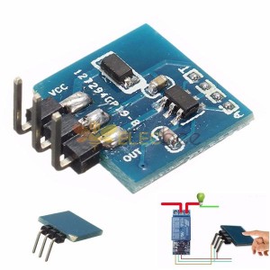 3 件 TTP223B 數字觸摸傳感器電容式觸摸開關模塊，適用於 Arduino