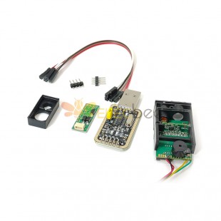 50M/164FT Laser Distance Measuring Sensor Meter Range Finder Module Single Serial TTL Signal to PC