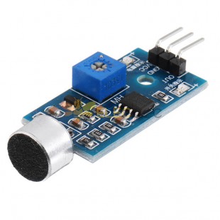 5Pcs Microphone Sound Sensor Module Voice Sensor High Sensitivity Sound Detection Module Whistle Module