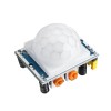 5 peças HC-SR501 infravermelho IR piroelétrico ajustável módulo PIR sensor de movimento detector de indução corpo humano com suporte