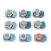 9Pcs MQ2 MQ-3 MQ-4 MQ-5 MQ-6 MQ-7 MQ-8 MQ-9 MQ-135 Modulo sensore di gas